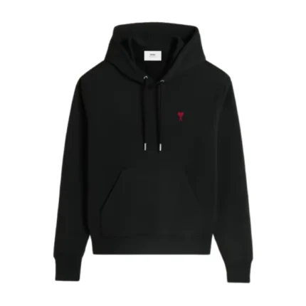 Men Relaxed Fit Hoodie with Kangaroo Pocket