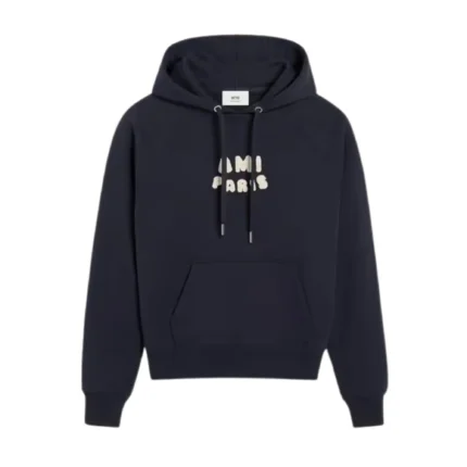Hoodie with Ami Paris Patch