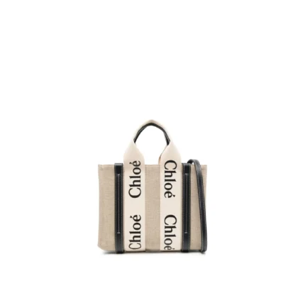 Woody Logo Strap Tote Bag